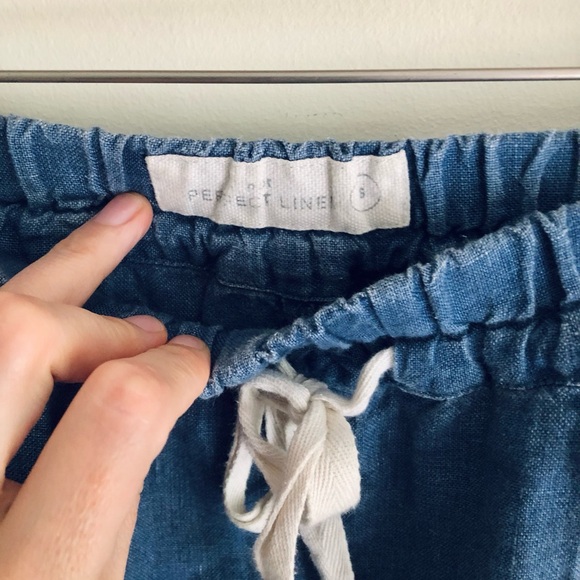 Athens drawstring linen pants - Picture 5 of 14